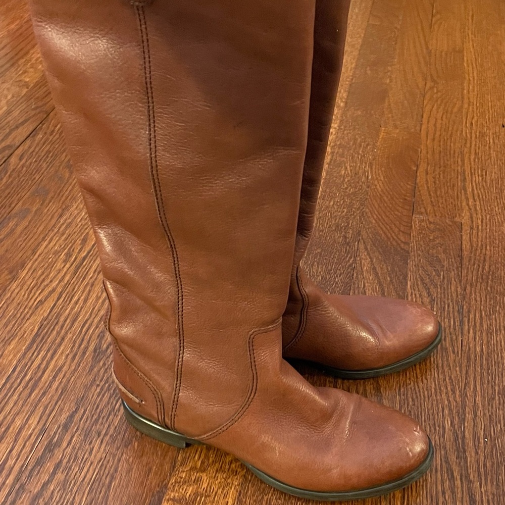 Madewell Brown Leather Boots